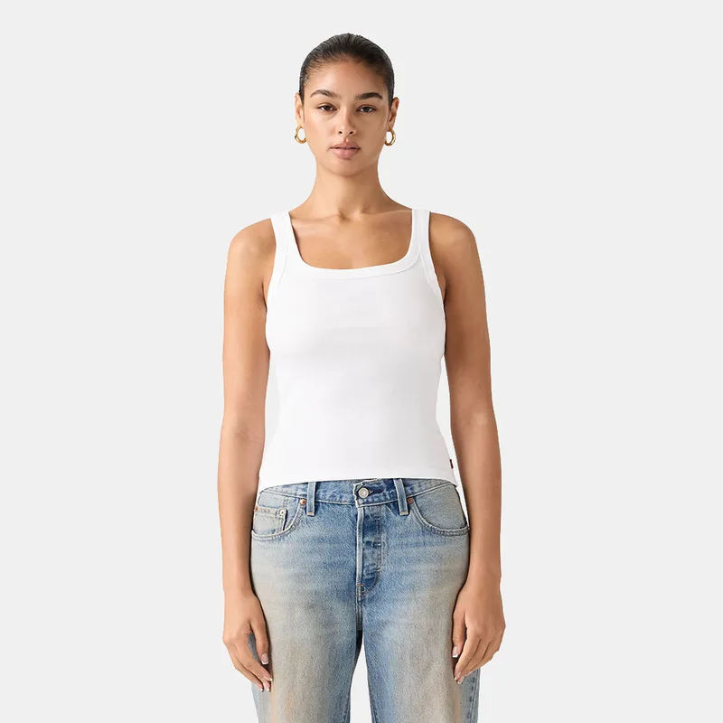 Levi's Essential Ribbed Γυναικείο Αμάνικο T-Shirt (9000256243_90597)