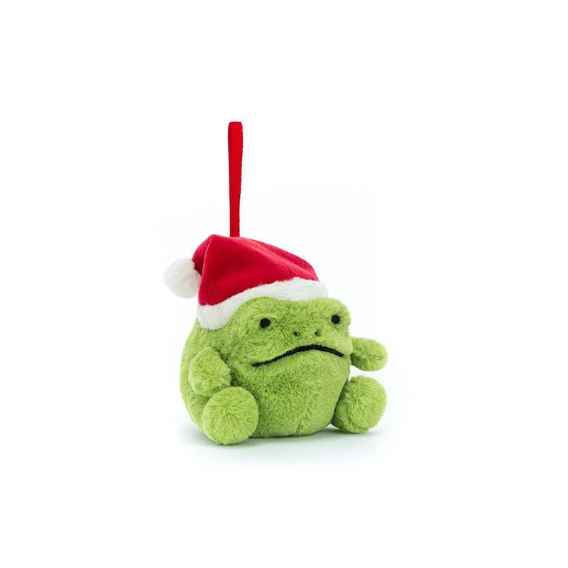 Λούτρινο Jellycat Ricky Rain Frog Decoration 8cm x 7cm x 8cm