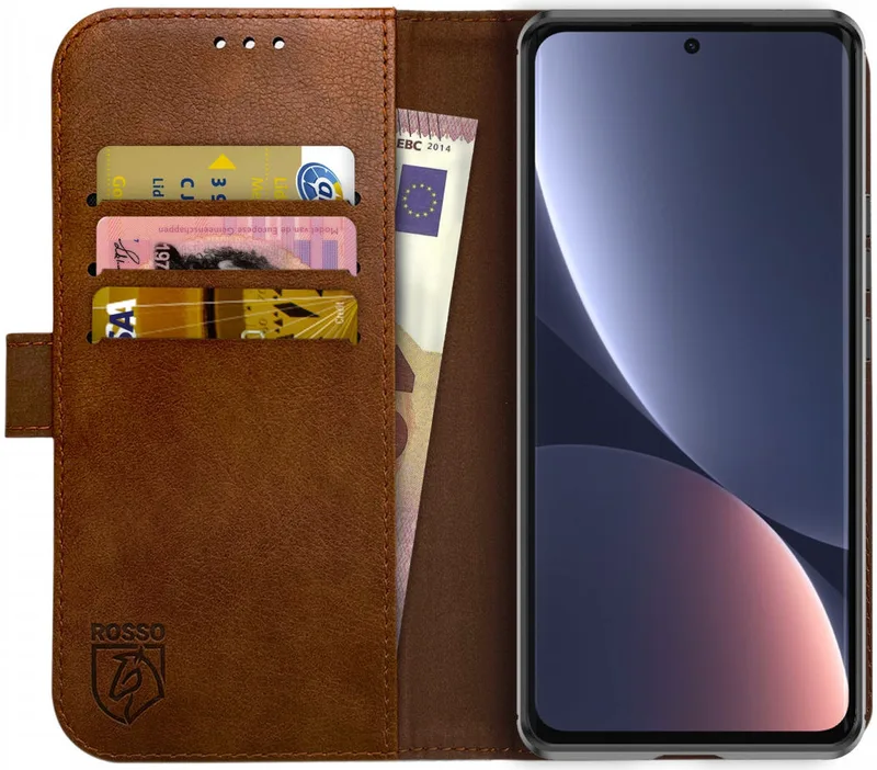 Κόκκινο Element PU Θήκη Πορτοφόλι Xiaomi 12 Pro 5G - Brown (8719246358470)