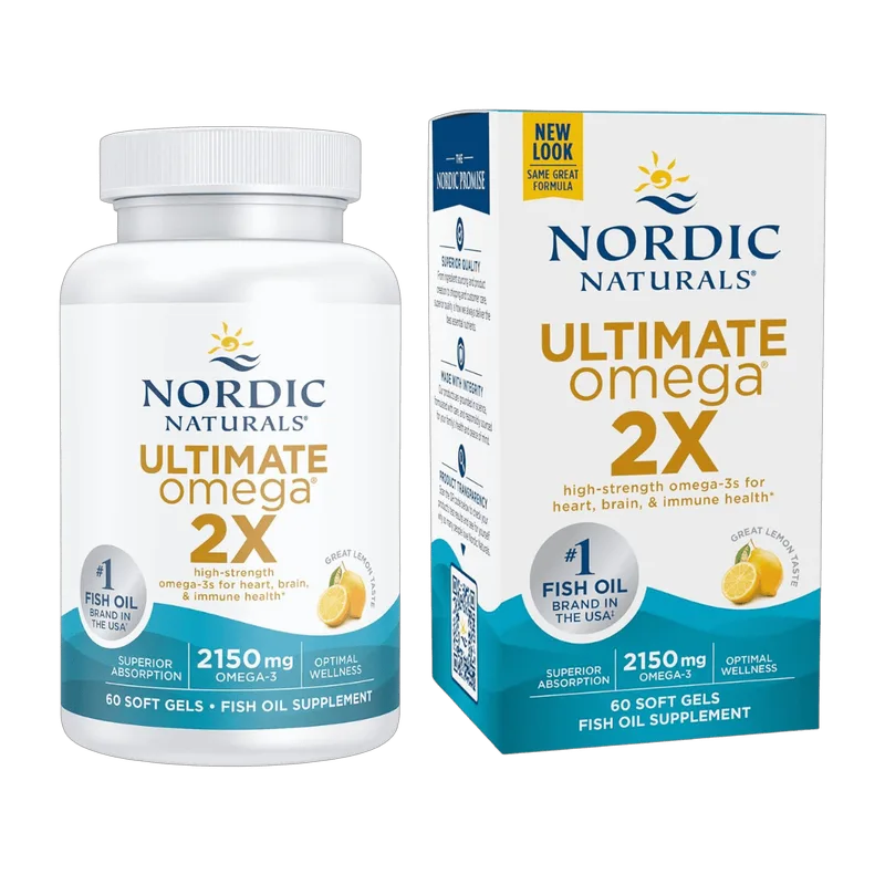 Nordic Naturals Ultimate Omega 3 2X 2150mg Ωμέγα 3 60 softgels
