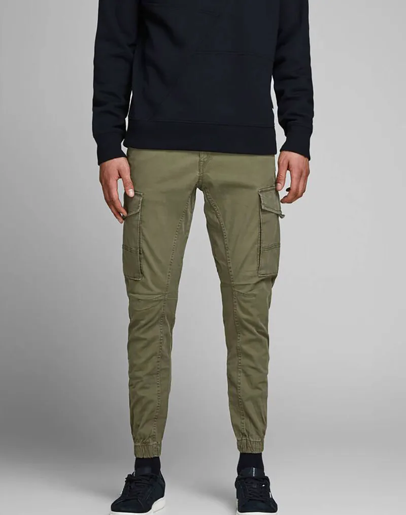 JACK&JONES ΠΑΝΤΕΛΟΝΙ JJIPAUL JJFLAKE AKM 542 OLIVE NIGHT NOOS 12141844-OLIVE NIGHT Olive
