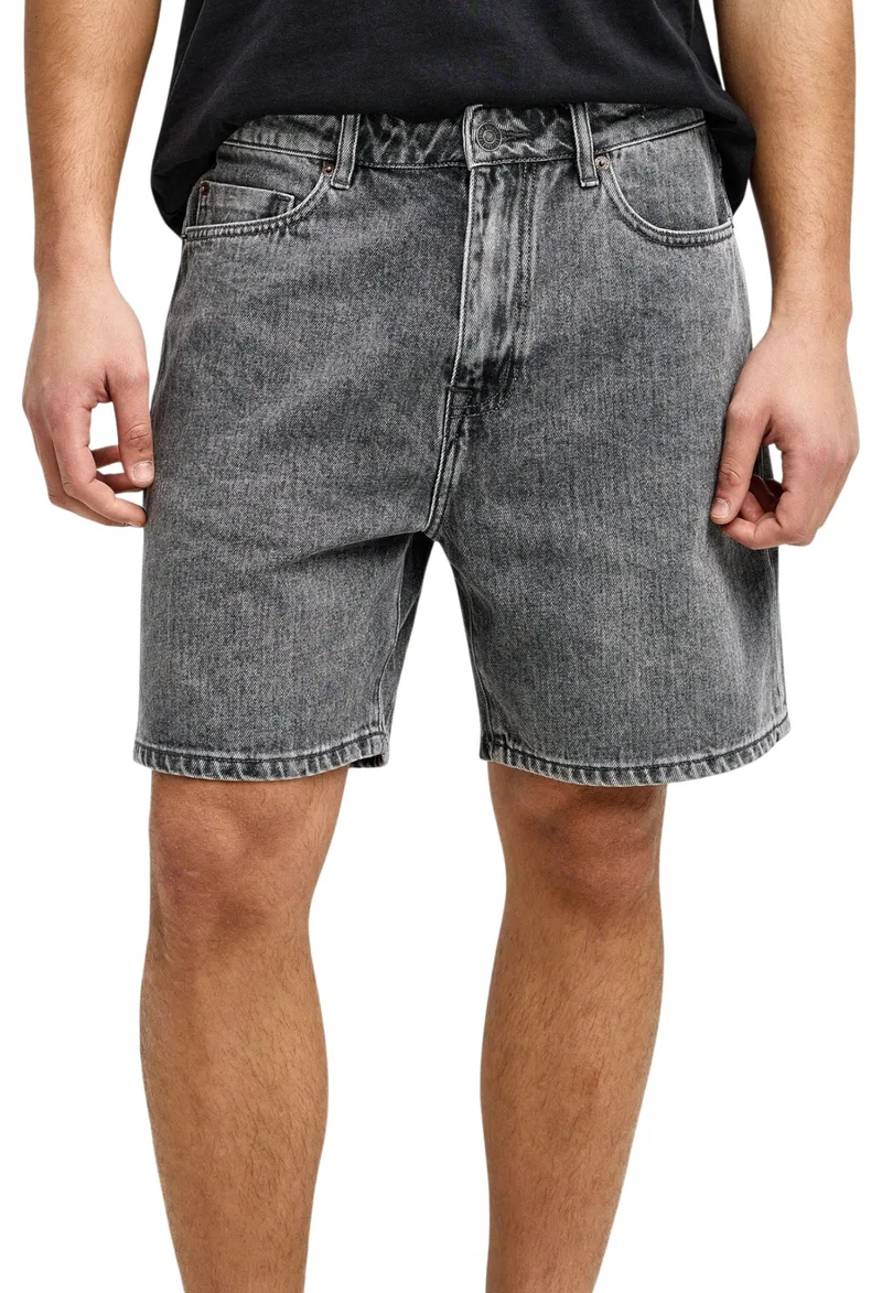 Βερμούδα Funky Buddha Τζιν Baggy FBM013-096-03-GREY Ανδρικό