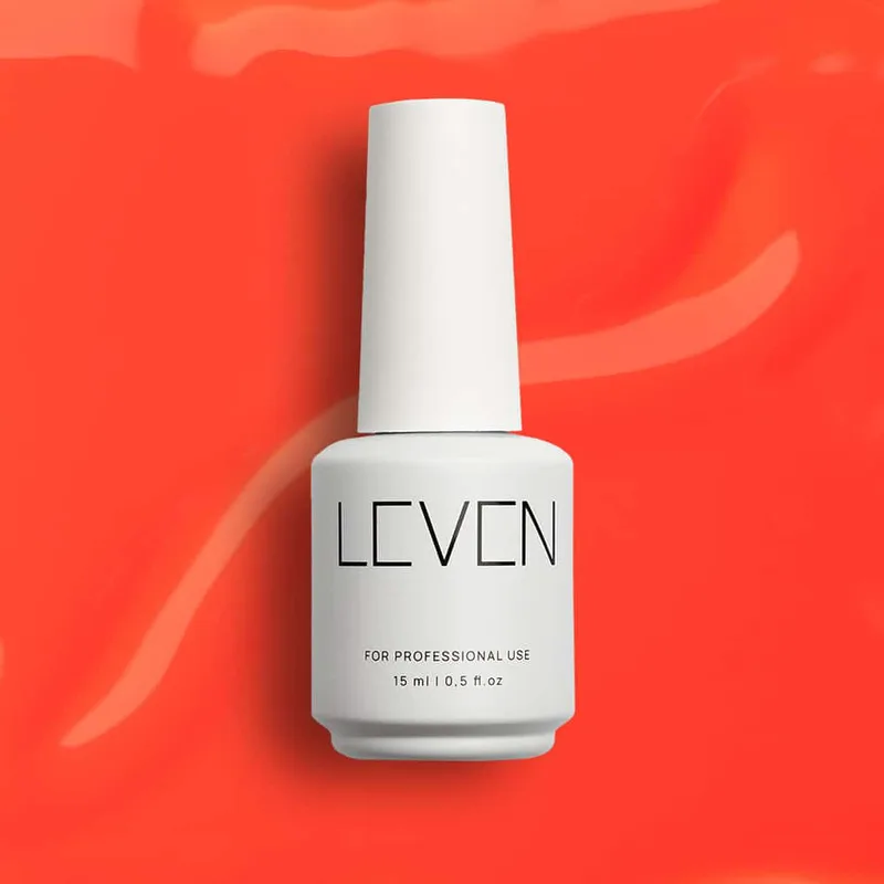 Leven | Ημιμόνιμο βερνίκι 15ml no. 114 Grapefruit