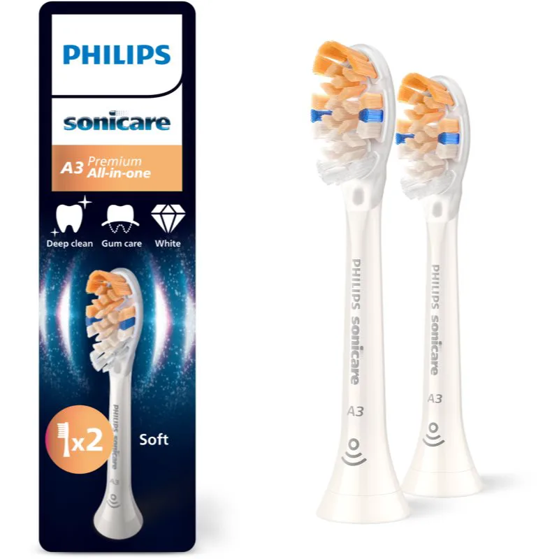 Philips Sonicare Premium All-in-One HX9092/87 ανταλλακτική κεφαλή για οδοντόβουρτσα White 2 τμχ