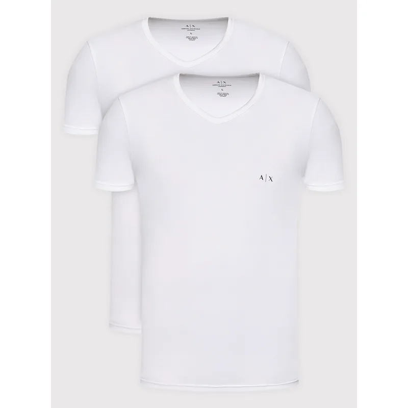 Armani Exchange Σετ t-shirts 956004 CC282 04710 Λευκό Regular Fit