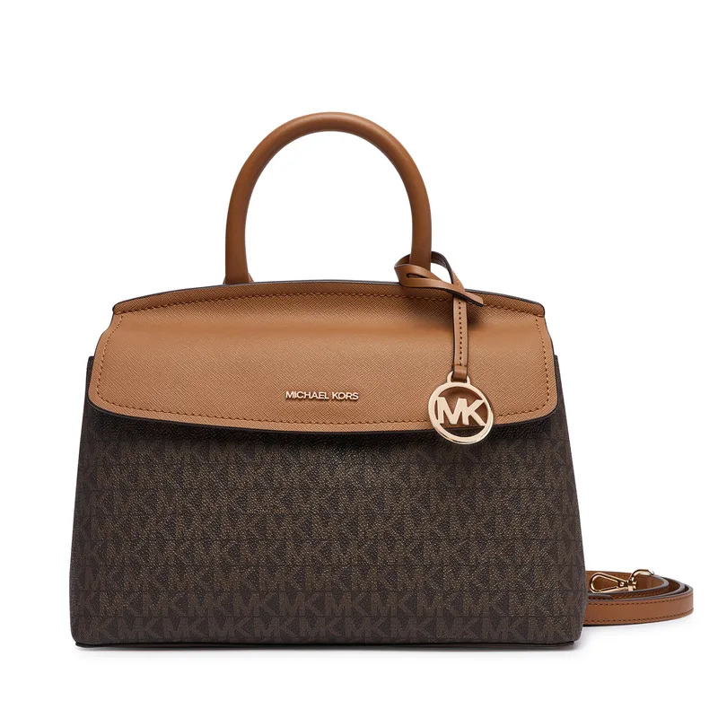 Τσάντα MICHAEL Michael Kors Landry 30T6GX7S1B Καφέ