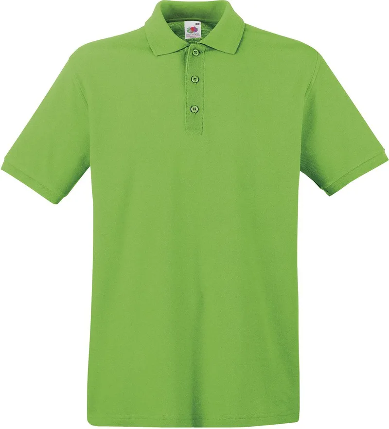 Ανδρική μπλούζα Polo Fruit of the Loom 63-218-0 Lime Green