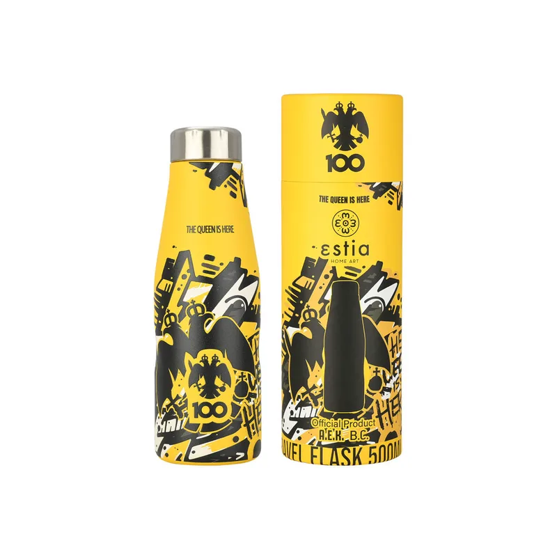 Θερμός Travel Flask Aek Bc Edition The Queen Is Here 500ml Estia 00-27209