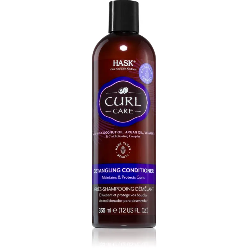 HASK Curl Care περιποιητικό μαλακτικό για σπαστά και σγουρά μαλλιά 355 ml