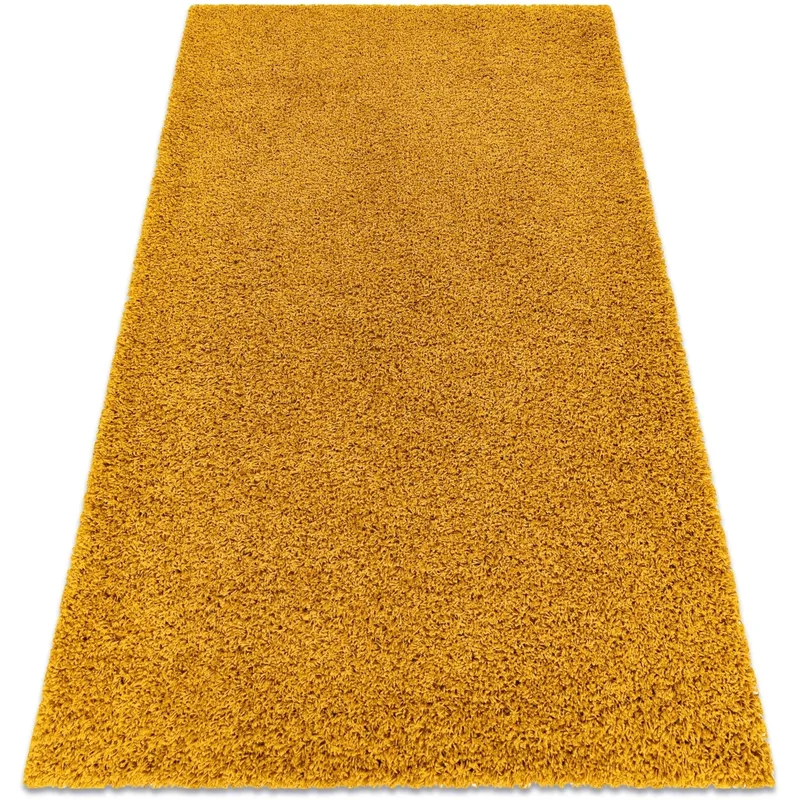 Χαλιά Rugsx Χαλί SOFFI δασύτριχος 5cm χρυσό 200x290 cm