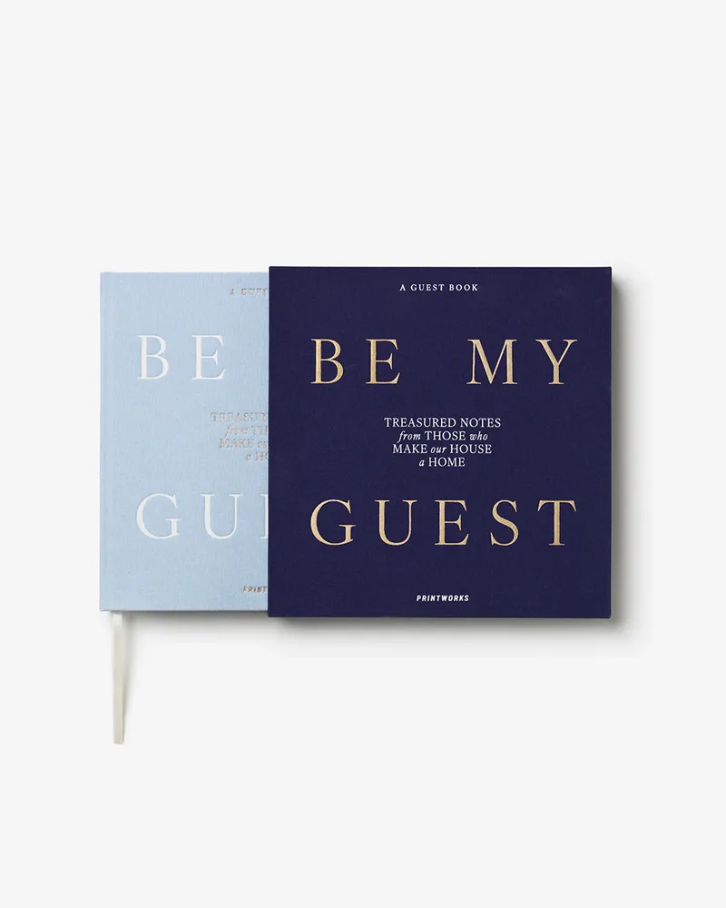 Guest Book - Light Blue/Dark Blue