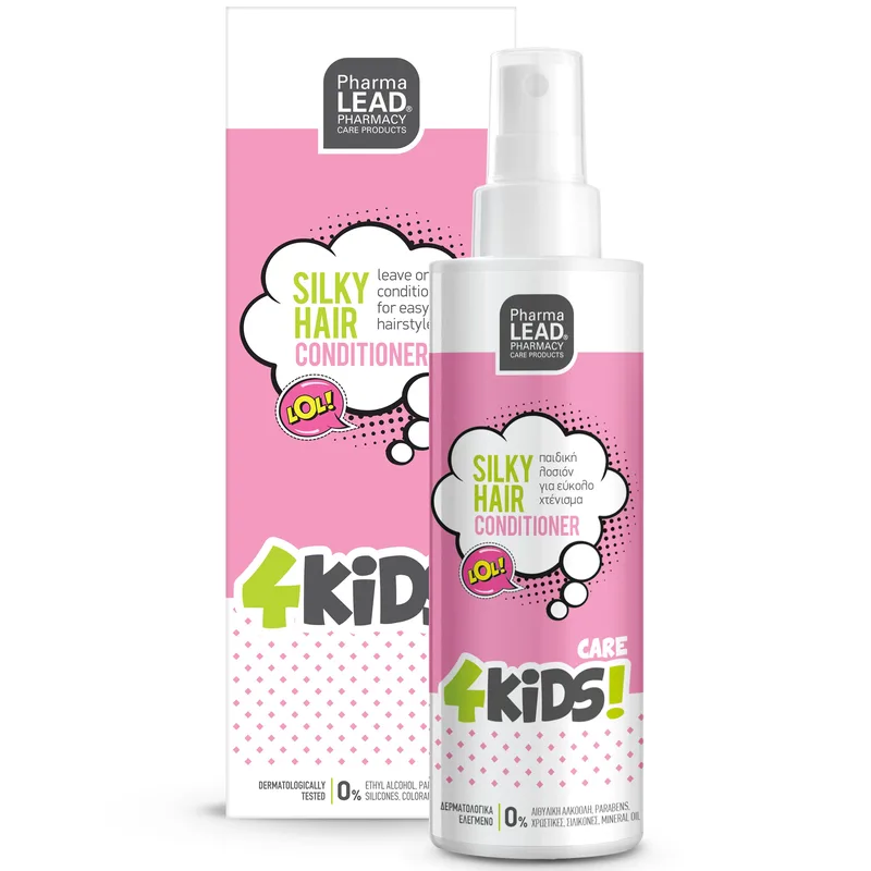 Pharmalead 4Kids Silky Hair Conditioner Παιδικό Spray Καθημερινής Χρήσης για Εύκολο Χτένισμα & Μεταξένια Μαλλιά, Χωρίς Ξέβγαλμα 150ml