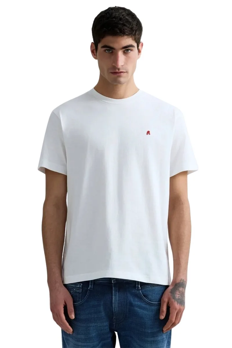 REPLAY Ανδρικό T-Shirt M3015 - Λευκό -M3015 .000.2660-WHITE