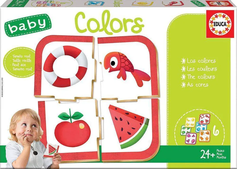 ΠΑΖΛ EDUCA BABY COLORS 6 ΚΟΜΜΑΤΙΑ (18119)