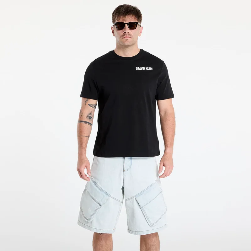 T-shirt Calvin Klein Jeans Ss 20S Calvin Line 3 Tee Black M