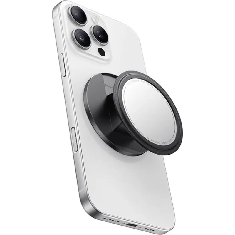 Βάση Στήριξης Mcdodo Napa Leather Magnetic Stand with Mirror Μαγνητική MagSafe με Ενσωματωμένο Καθρέφτη - Black (MR-7912)