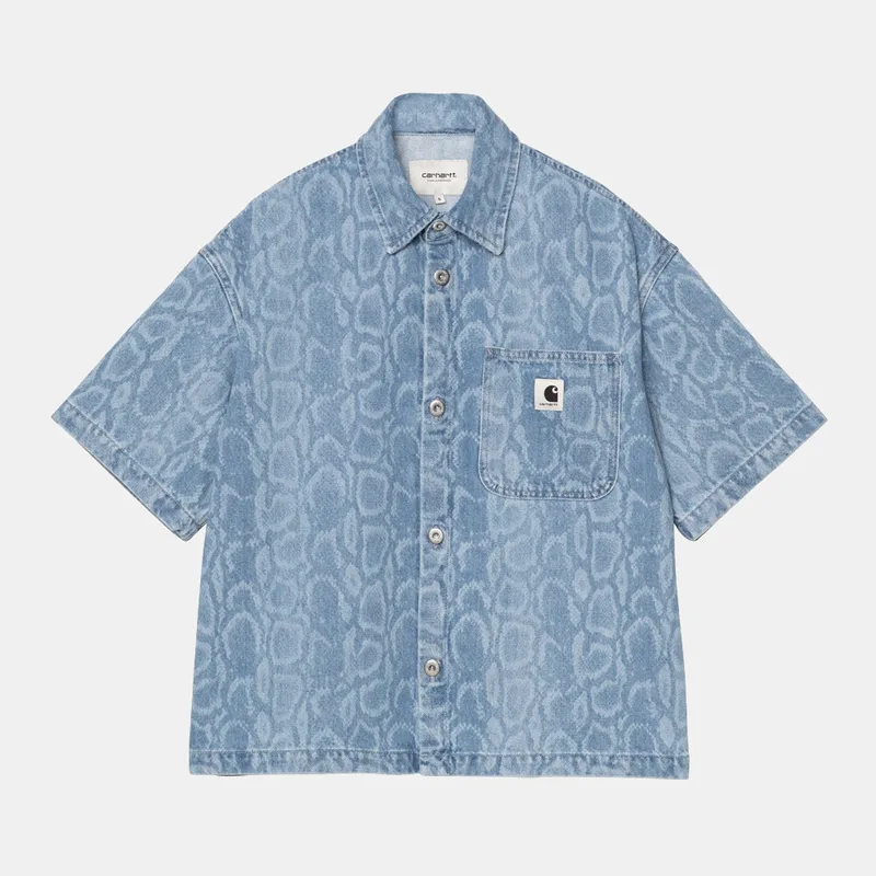 Carhartt WIP Snake Γυναικείο Κοντομάνικο Πουκάμισο (9000276582_94484)