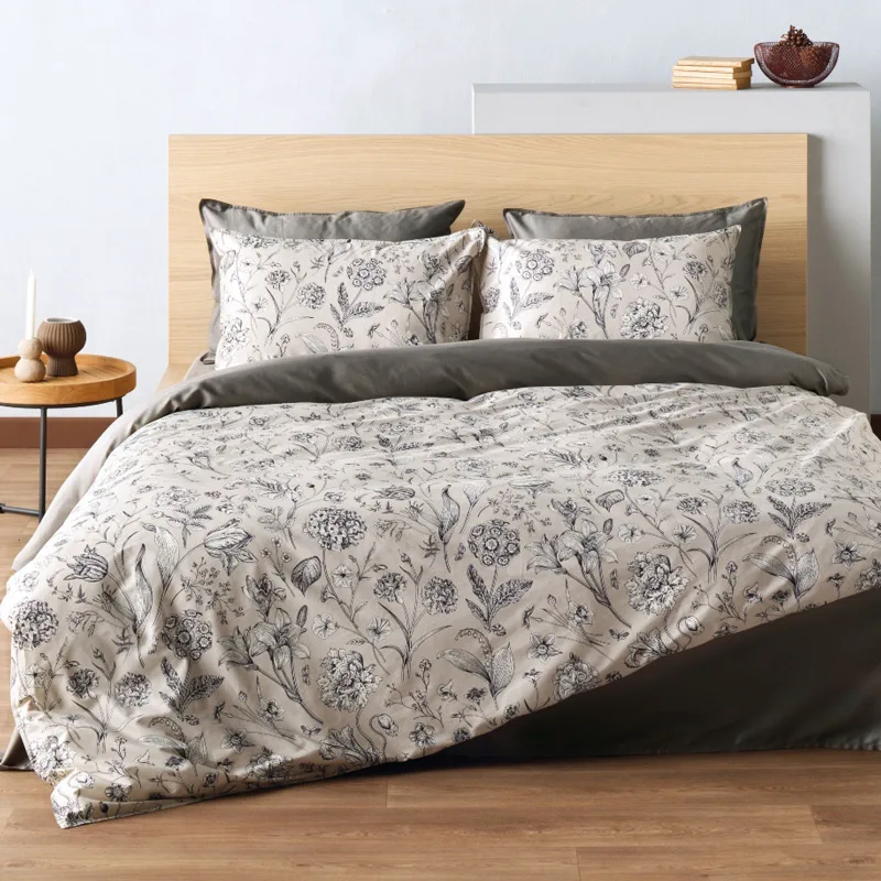 Παπλωματοθήκη Υπέρδιπλη Σετ 220x240 Kentia Alida 15 Black