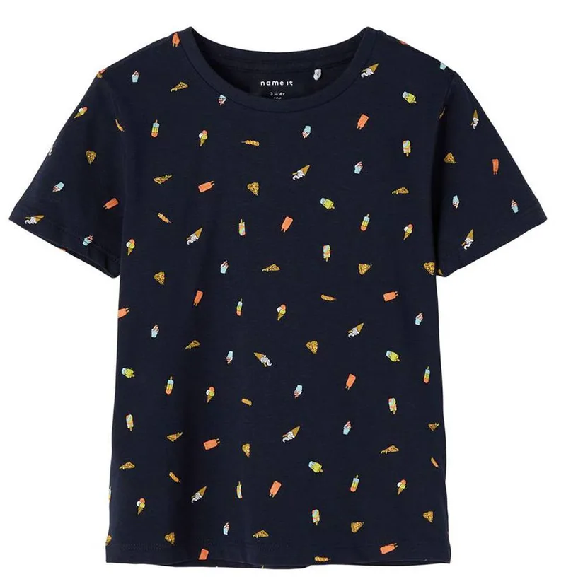 T-SHIRT NAME IT 13190406 NMMHABERT SS TOP ΣΚΟΥΡΟ ΜΠΛΕ (98 CM)-(3 ΕΤΩΝ)