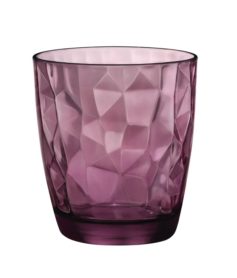 Bormioli Rocco Ποτήρι Ουίσκι Diamond Μωβ 305ml