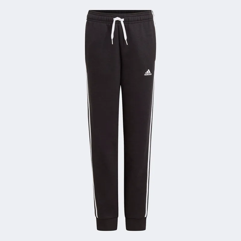 ADIDAS BOYS ESSENTIALS 3 STRIPES PANTS ΜΑΥΡΟ