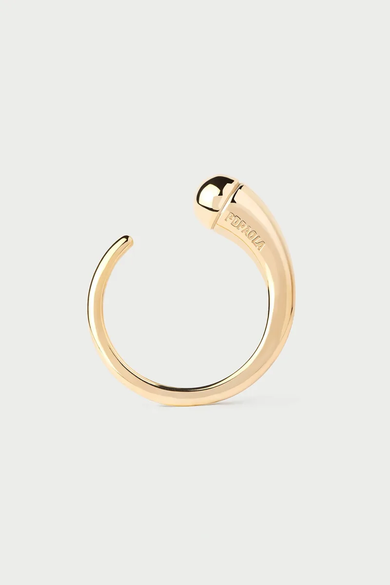 PDPAOLA γυναικείο δαχτυλίδι drop-shaped "Loop" 17,1 mm - AN01-D01-14