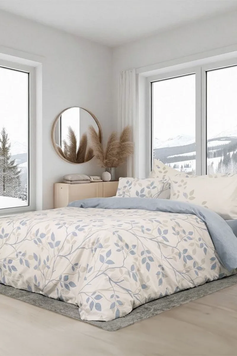 Σετ Σεντονια King Size Flannel High Up Nima 280x265x0cm Μονόχρωμο