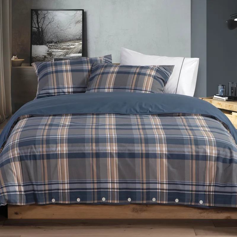 Σεντόνια Υπέρδιπλα (Σετ) Nautica By Nef-Nef Homeware Nau Surface Denim