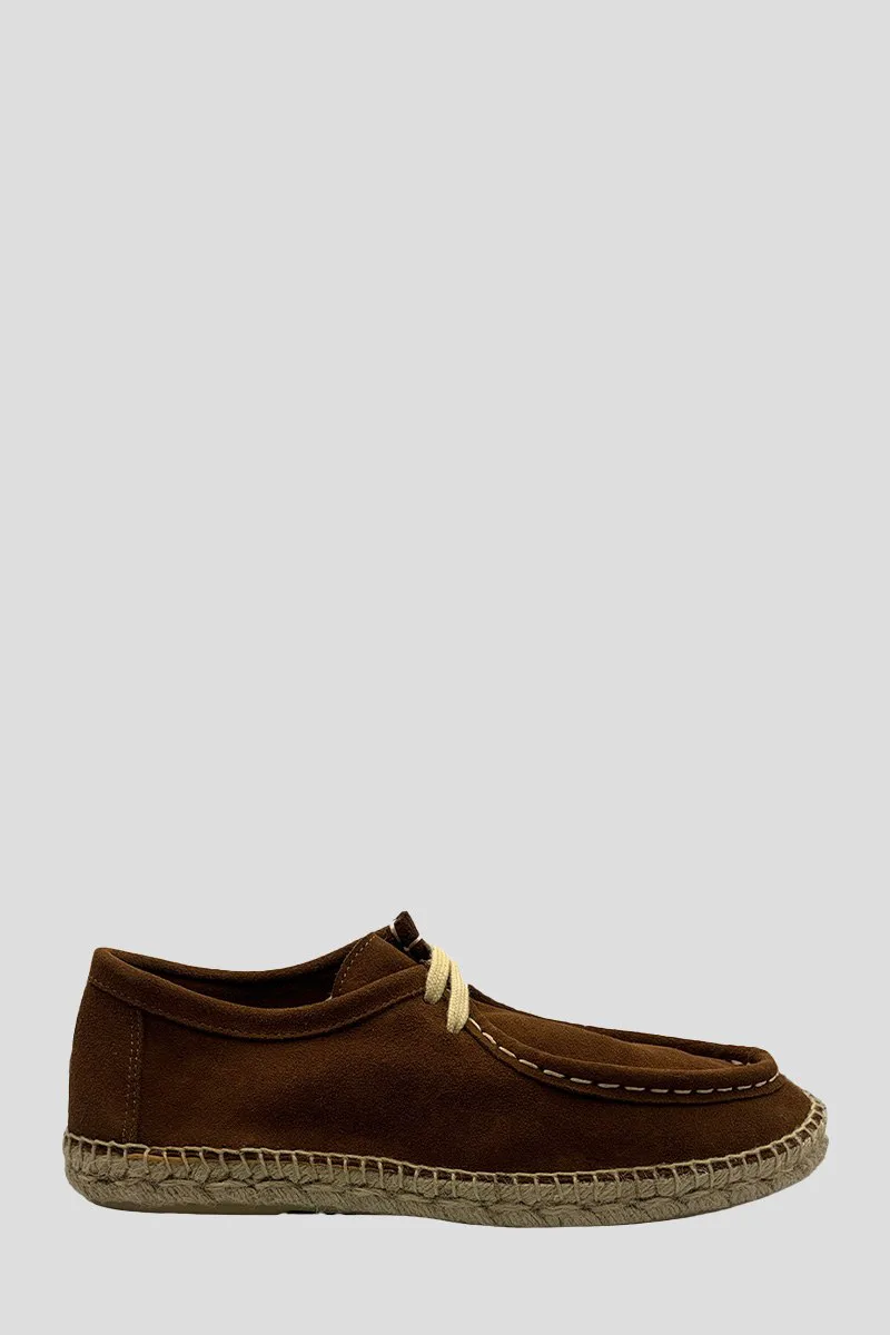 ABARCA Ανδρικό Καφέ Wallabee Split Leather Loafers/Brown