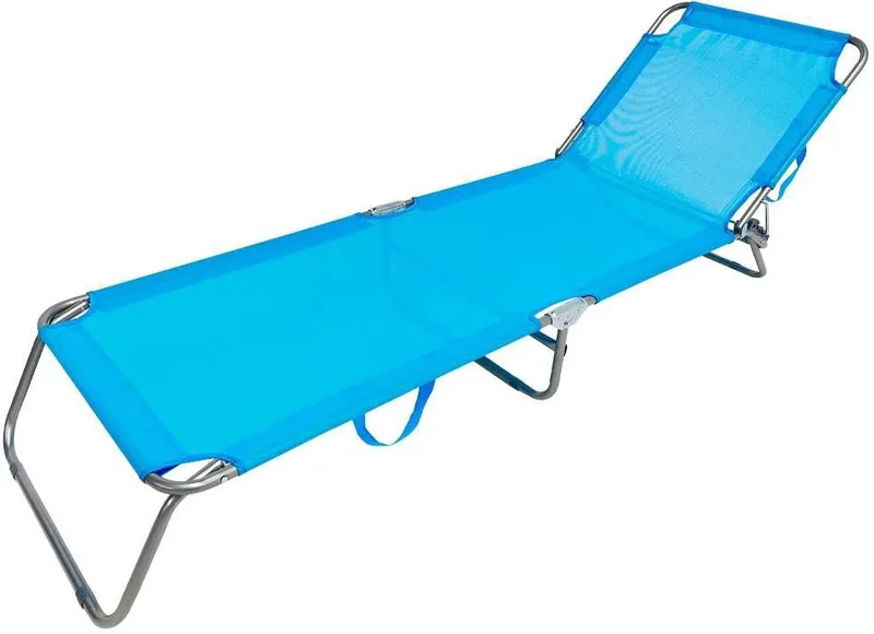 ΞΑΠΛΩΣΤΡΑ SUMMER CLUB ΜΕΤΑΛΛΙΚΗ Φ18ΜΜ 188X55X24CM LIGHT BLUE