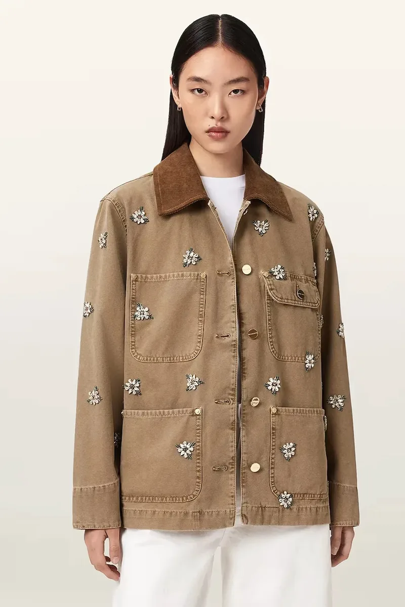AllSaints πουκάμισο γυναικείο βαμβακερό BEX