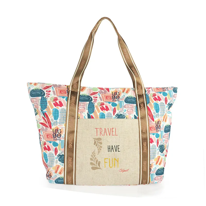 Τσάντα Θαλάσσης Skpat Travel Have Fun 601401-01 51x35x16cm