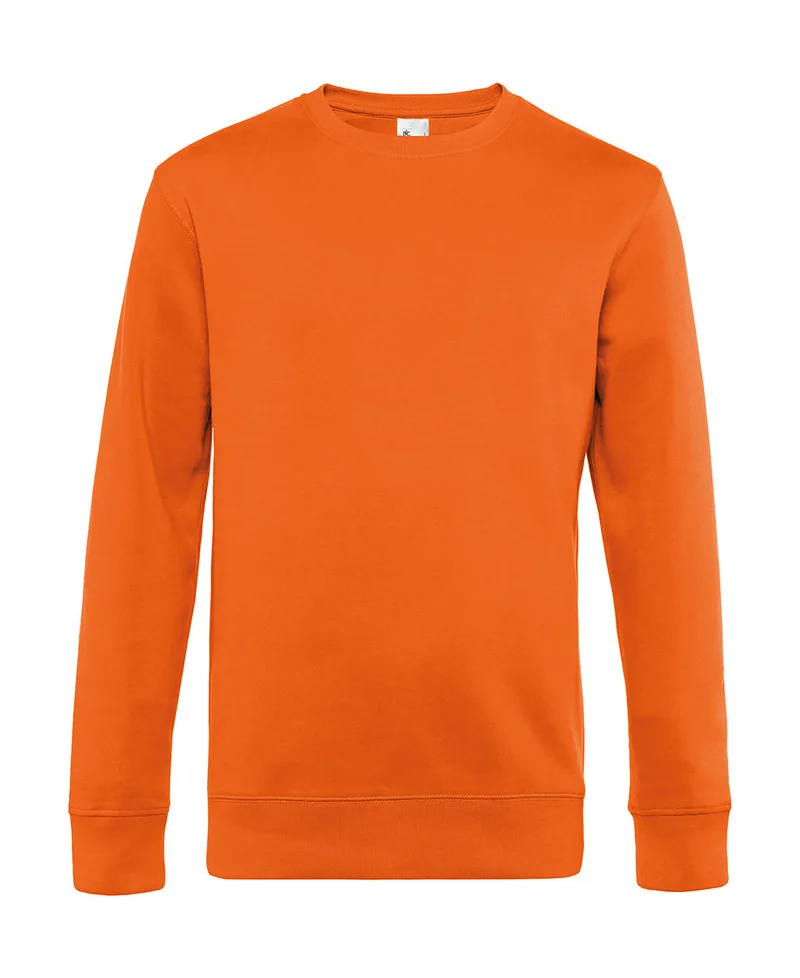 Φούτερ Crewneck WU01K B & C Pure Πορτοκαλί