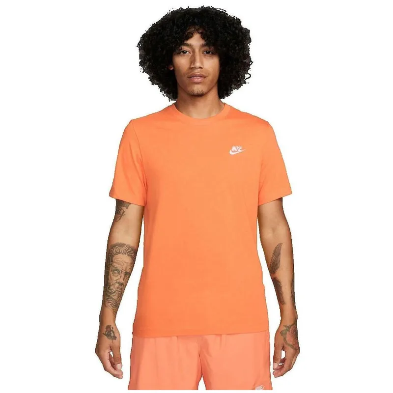 T-shirt με κοντά μανίκια Nike T-shirt Sportswear Club orange