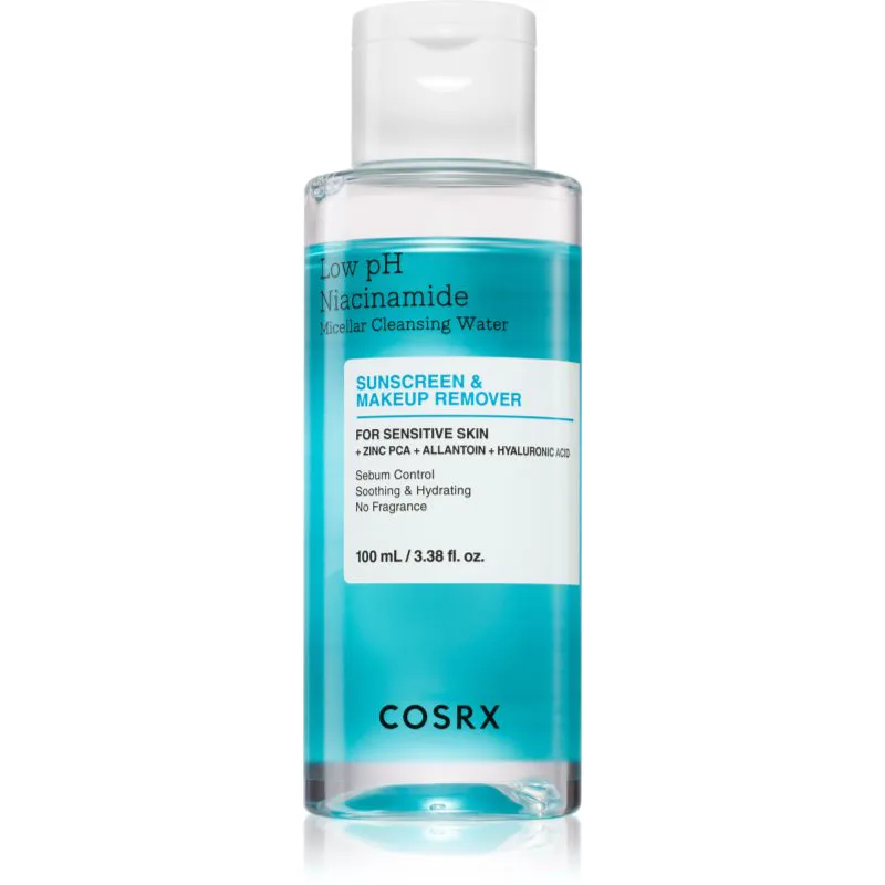 Cosrx Low pH Niacinamide Micellar Cleansing Water μικυλλιακό νερό καθαρισμού για ευαίσθητη επιδερμίδα 100 ml