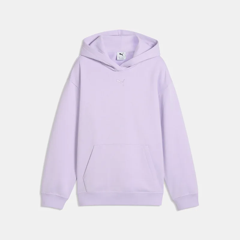 PUMA KIDS ESSENTIALS CENTERED CAT LOGO RELAXED HOODIE ΡΟΖ