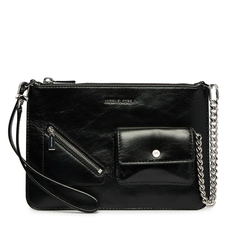 Τσάντα MICHAEL Michael Kors Jet Set 32S6SJ6F6L Μαύρο