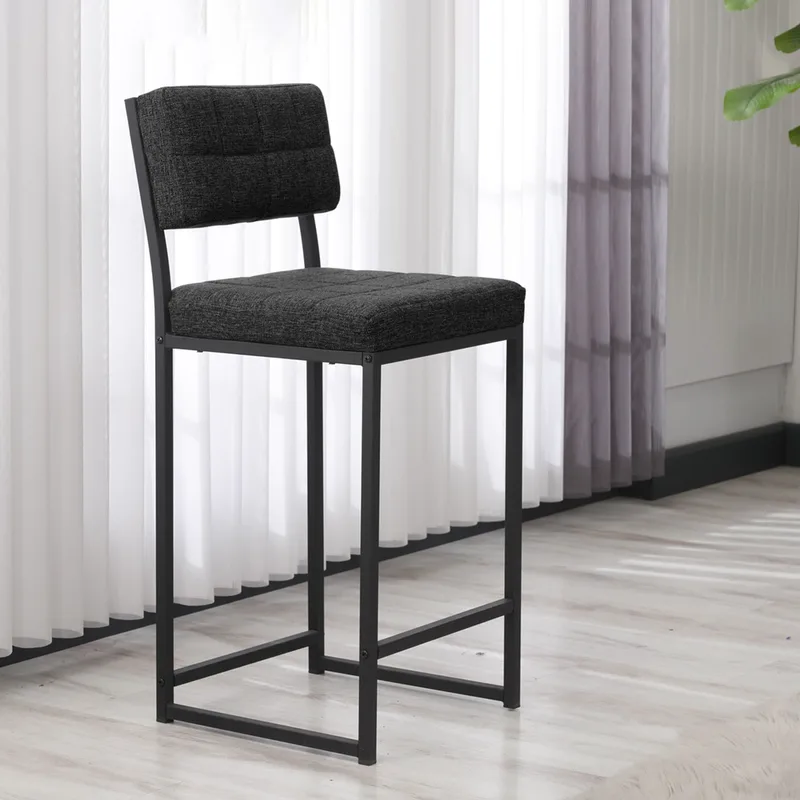 Σκαμπό Μπαρ Retro - Anthracite 225Aln1115 (40x98x40 cm)
