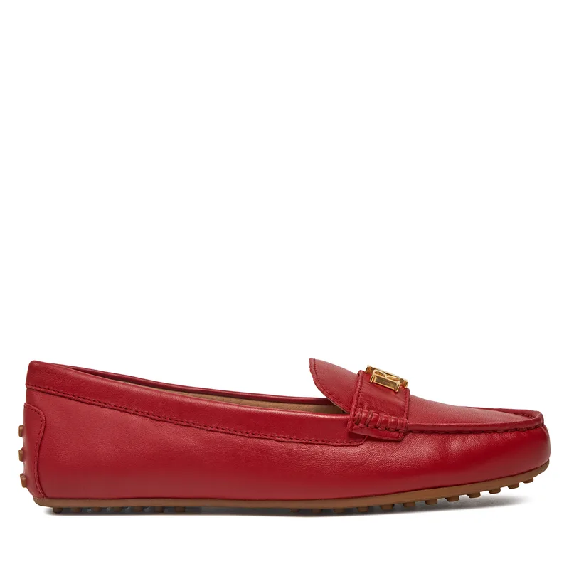 Μοκασίνια LAUREN RALPH LAUREN Barnsbury 802852847021 Κόκκινο