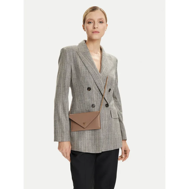 Τσάντα PINKO Flat Purse Mini AI 25-26 PCPL 105347 A0F1 Καφέ