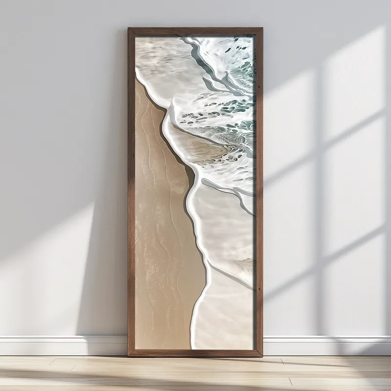 Διακοσμητικός Πίνακας Mdf Με Κορνίζα Long022-S/120-40 797Evl2444 40x120 cm
