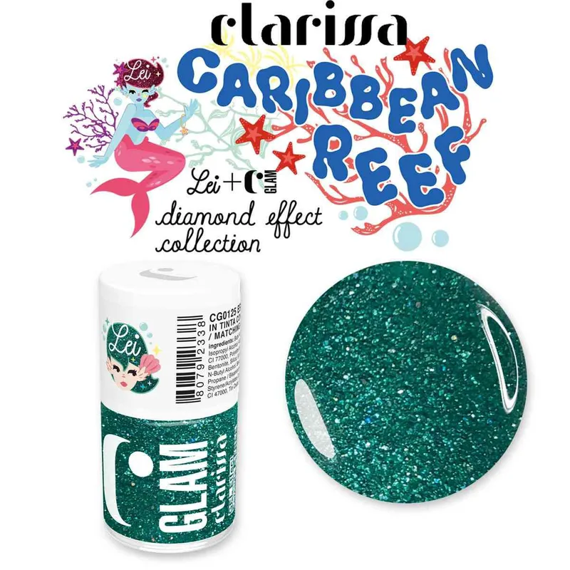 Clarissa 7ml c-glam 125 esmeralda nail polish