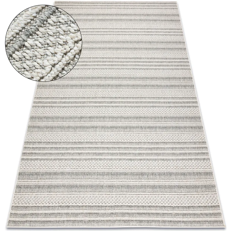 Χαλιά Rugsx Μοκέτα JERSEY 19233 γκρι - ΓραμμέϠ200x290 cm