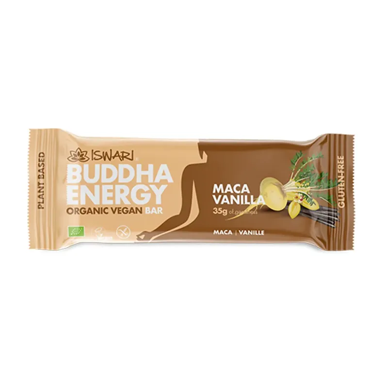 Iswari Buddha Energy, Maca & Vanilla Organic Energy Bar 35g