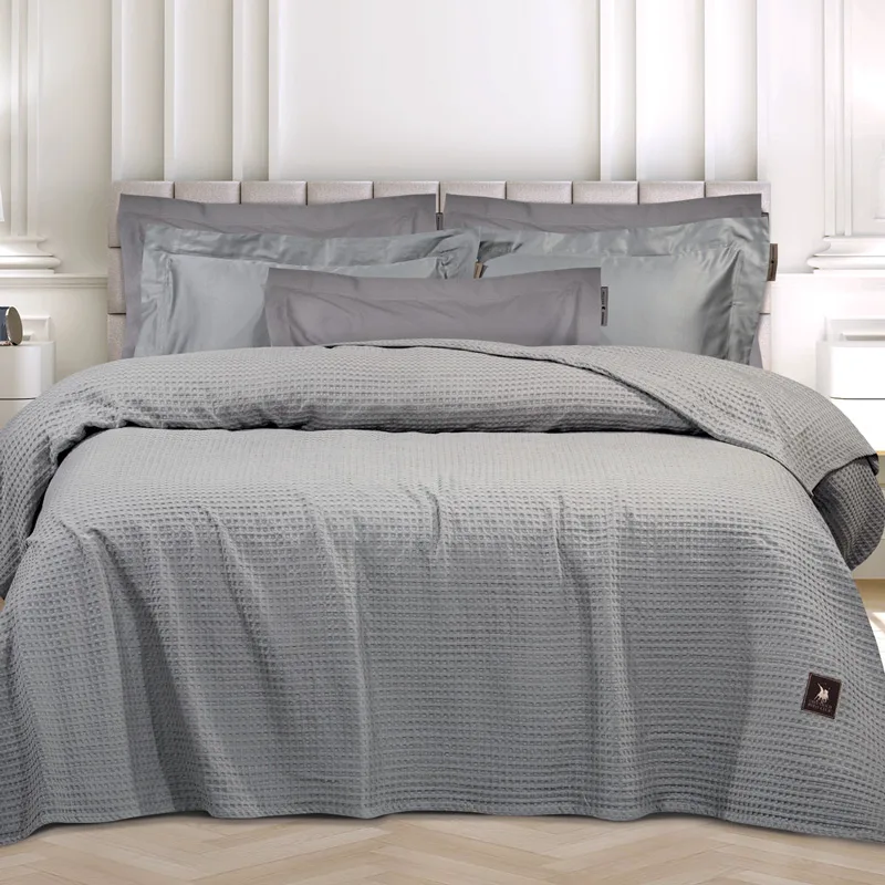 Κουβέρτα Πικέ Υπέρδιπλη 220x240 Greenwich Polo 3456 Grey 220x240