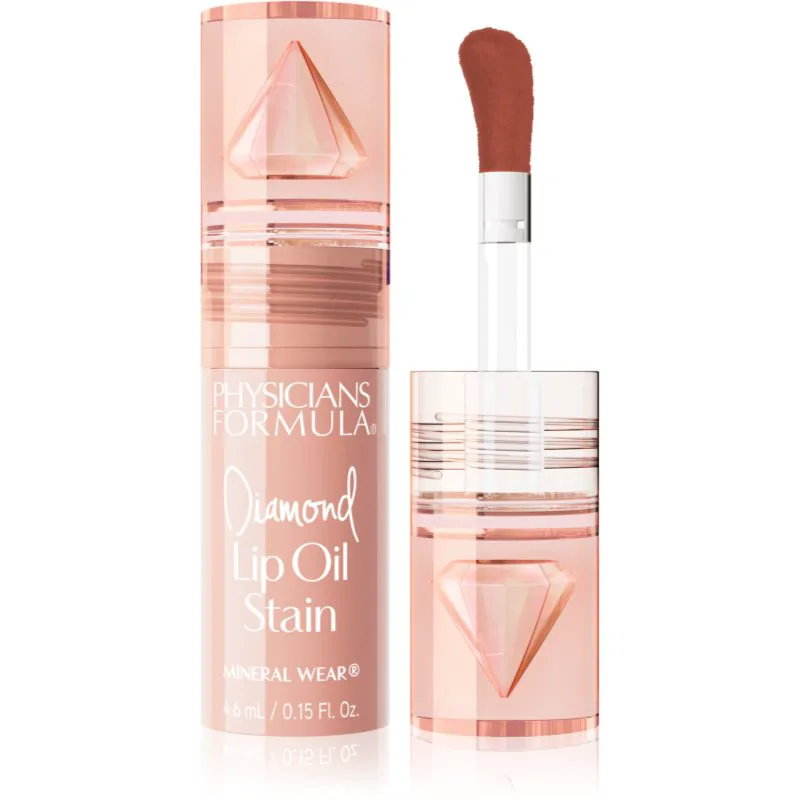 Physicians Formula Mineral Wear® Diamond Lip Oil Stain λάδι με χρώμα για τα χείλη απόχρωση Natural Nude 4.6 ml