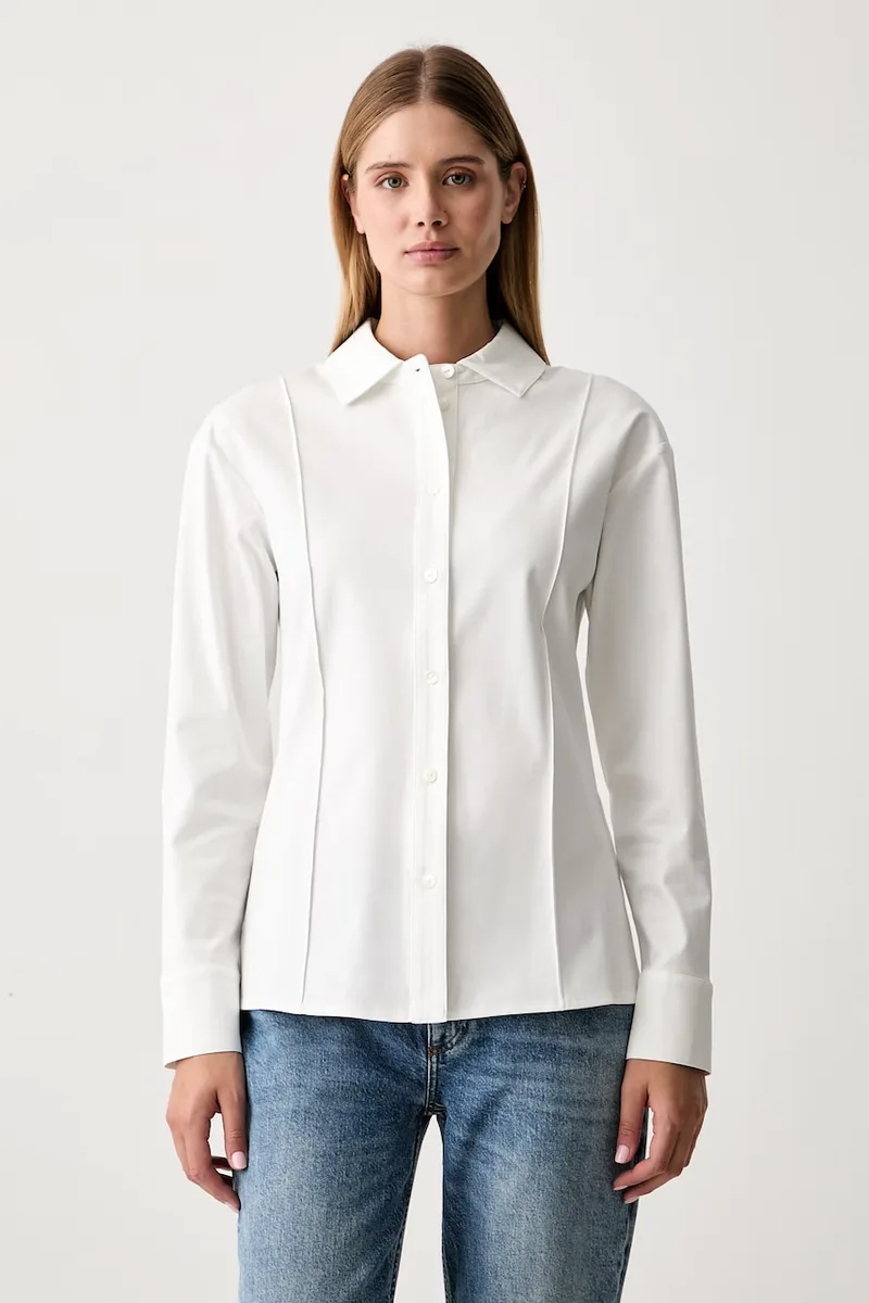 MM by Max Mara πουκάμισο γυναικείο βαμβακερό MMLBALENIO