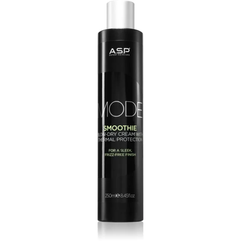 ASP MODE Smoothie θερμοπροστατευτική κρέμα για λείανση των ατίθασων μαλλιών 250 ml