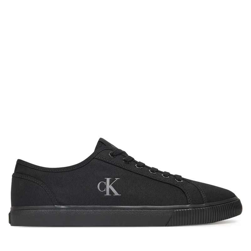 Πάνινα παπούτσια Calvin Klein Jeans Ess Vulc Low Mg Canvas YM0YM01209 Μαύρο