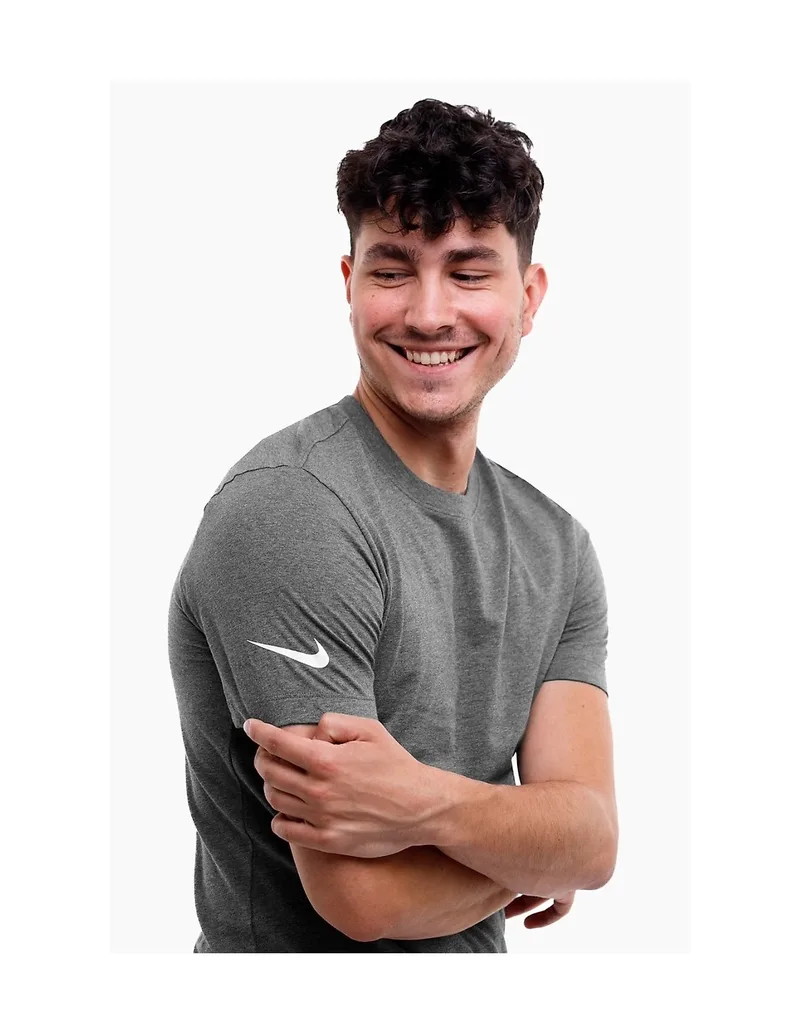 Nike Team Club 20 Αθλητικό Ανδρικό T-shirt Γκρι Μονόχρωμο CZ0881-071
